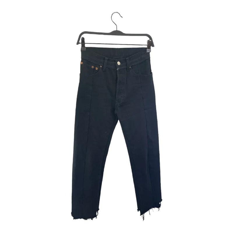 VETEMENTS/Straight Pants/28/Denim/NVY/double material