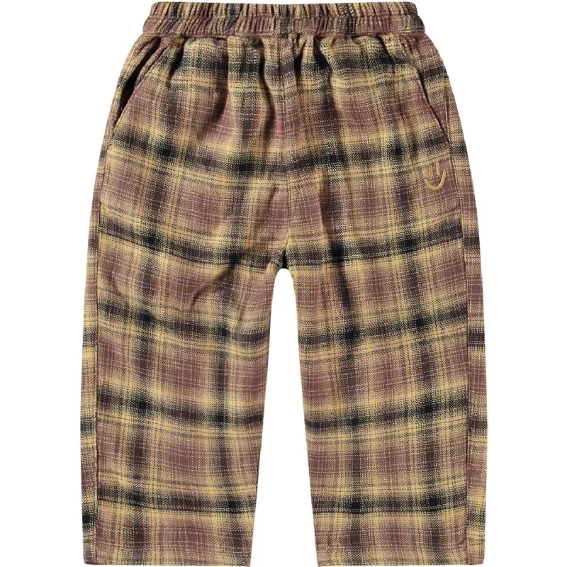 Molo Bronze Check Sois Pants