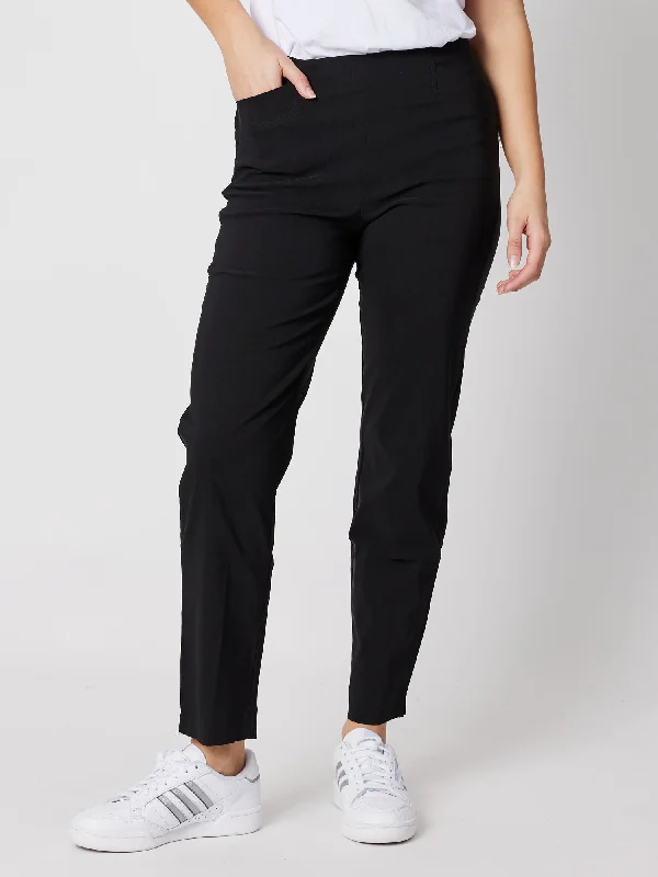 Threadz Basics Full Length Pants Black