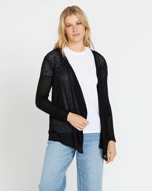 Go Go Wrap Cardigan - Black