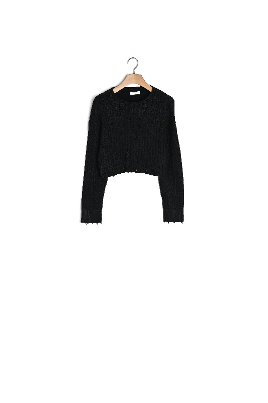 Pull court en maille