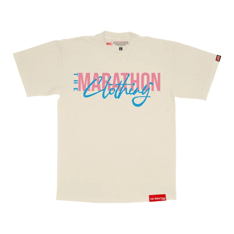 Marathon Clothing Interlock T-Shirt - Bone