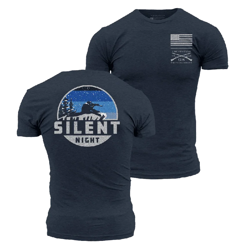 Silent Night T-Shirt - Midnight Navy