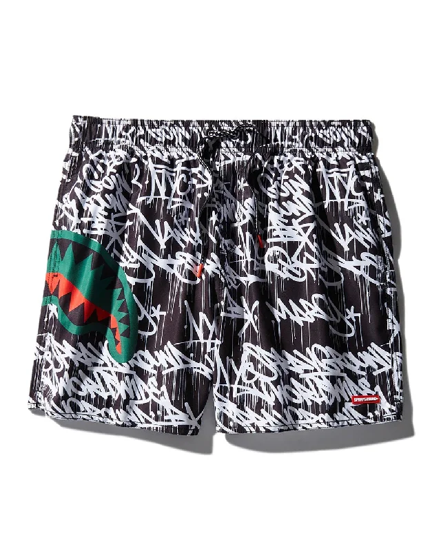 Sprayground Swimsuit 6TH AVENUE SWIM Black