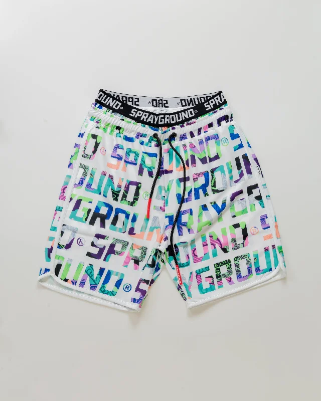 Sprayground Swimsuit CAMO 100 MIDI White