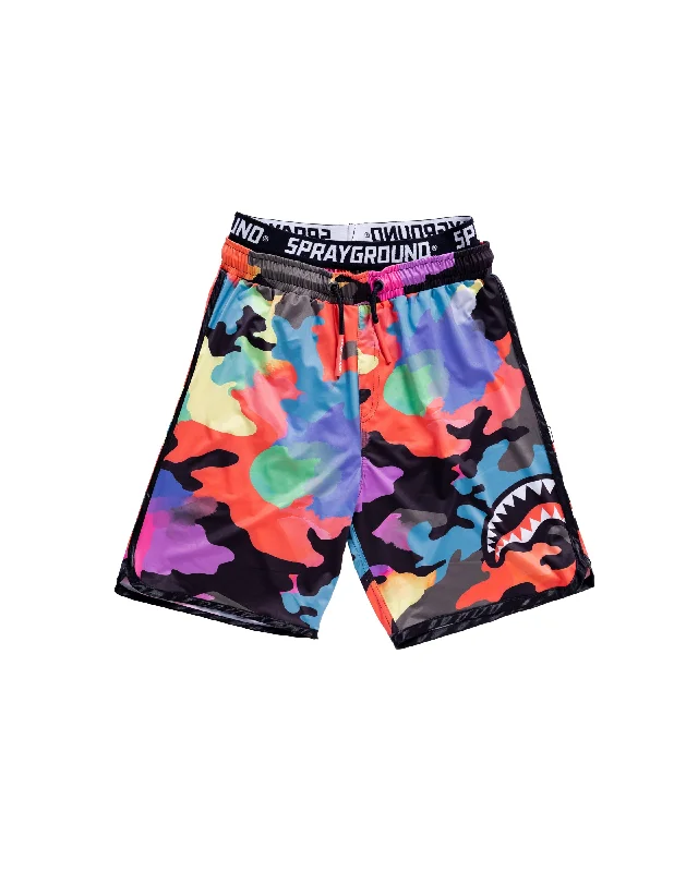 Sprayground Swimsuit COLOR CAMO SWIM SHORTS Red