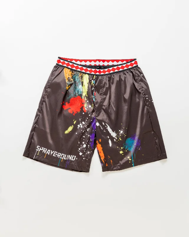 Sprayground Swimsuit COLOR SPLASH ELASTIC MIDI BLACK Black