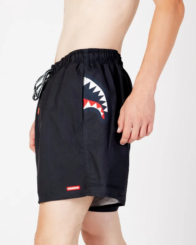 Sprayground Swimsuit SHARK CENTAL SWM Black