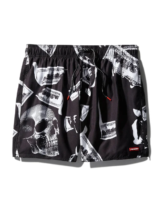 Sprayground Swimsuit SKULL MONEY SWIM Black