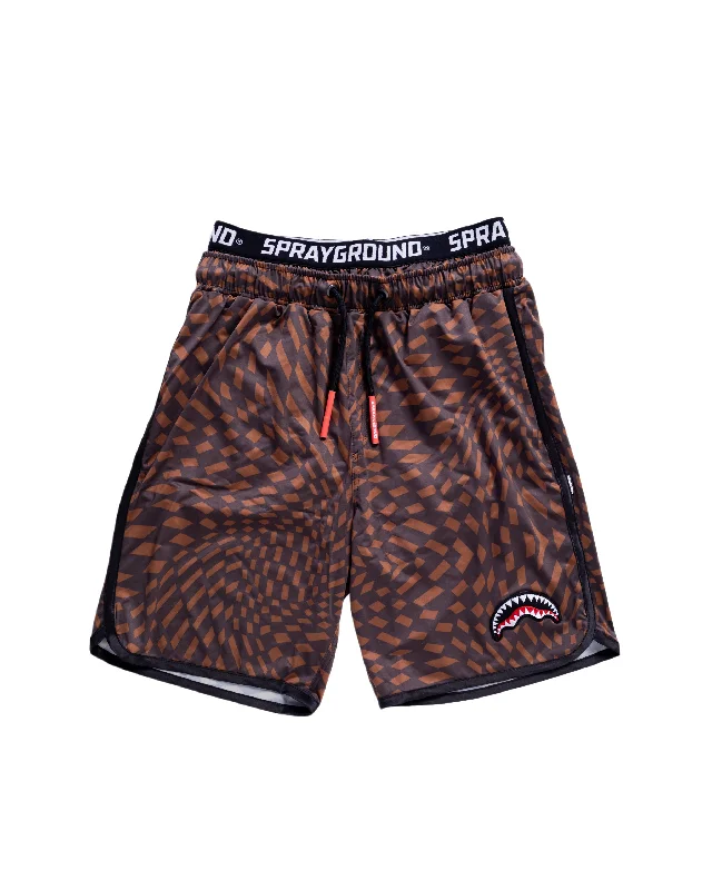 Sprayground Swimsuit TRIPPY HENNY SWIM SHORTS Brown