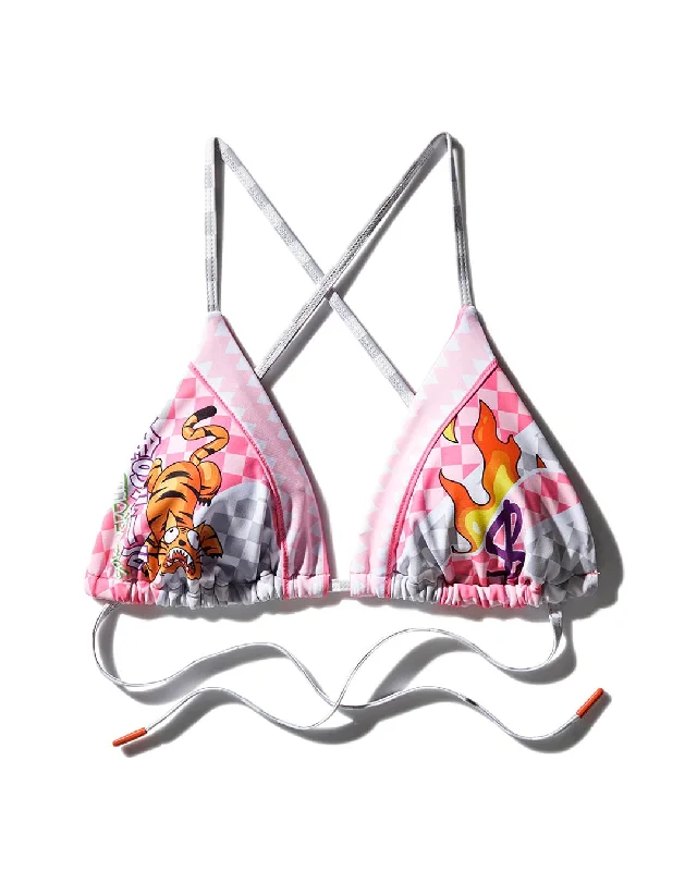 Sprayground Swimsuit WTF 2.0 BIKINI TOP Pink