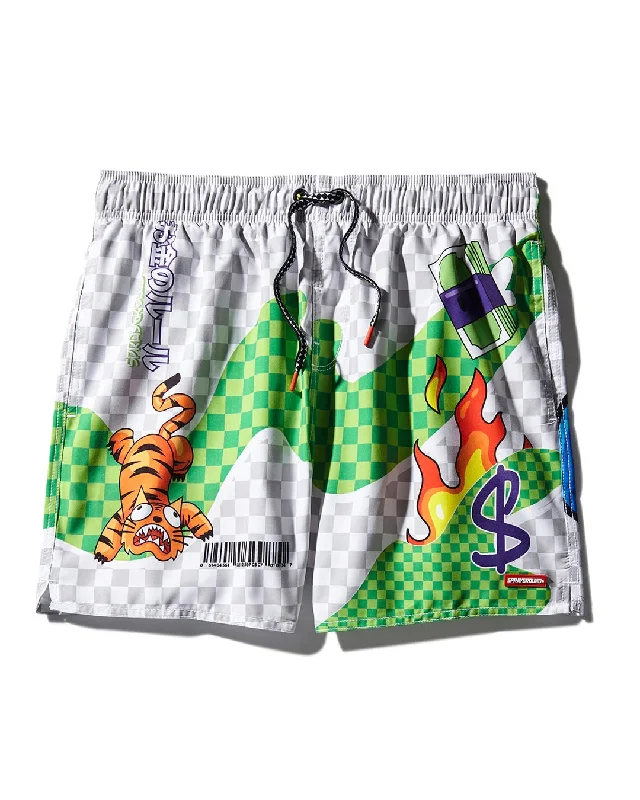 Sprayground Swimsuit WTF 2.0 SWIM White