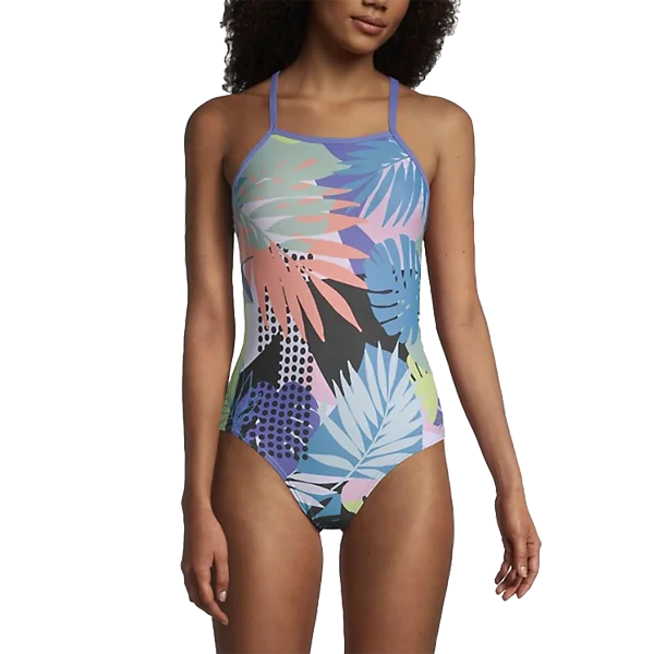 Women's Printed X Back One-Piece