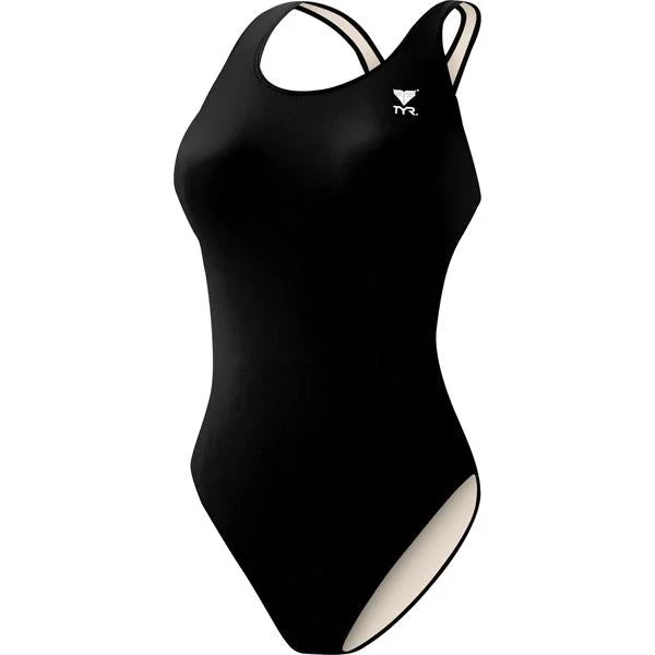 Women's TYReco Lycra Solid Maxfit - Black