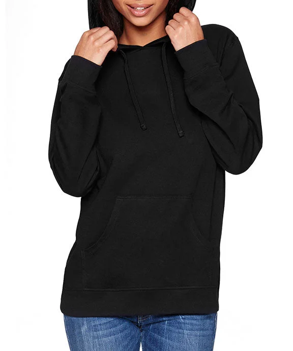 9301 - Next Level Adult French Terry Pullover Hoodie | Black/Black