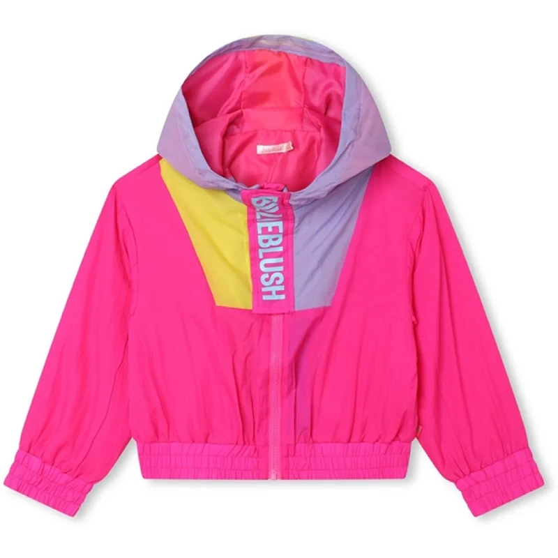 Billieblush Malabar Fluorescent Hooded Windbreaker