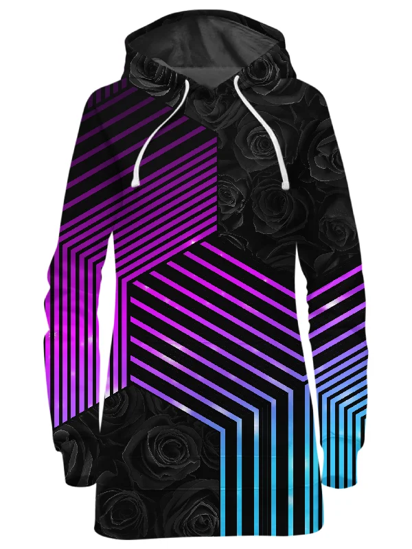 Connected Hex Hoodie Dress