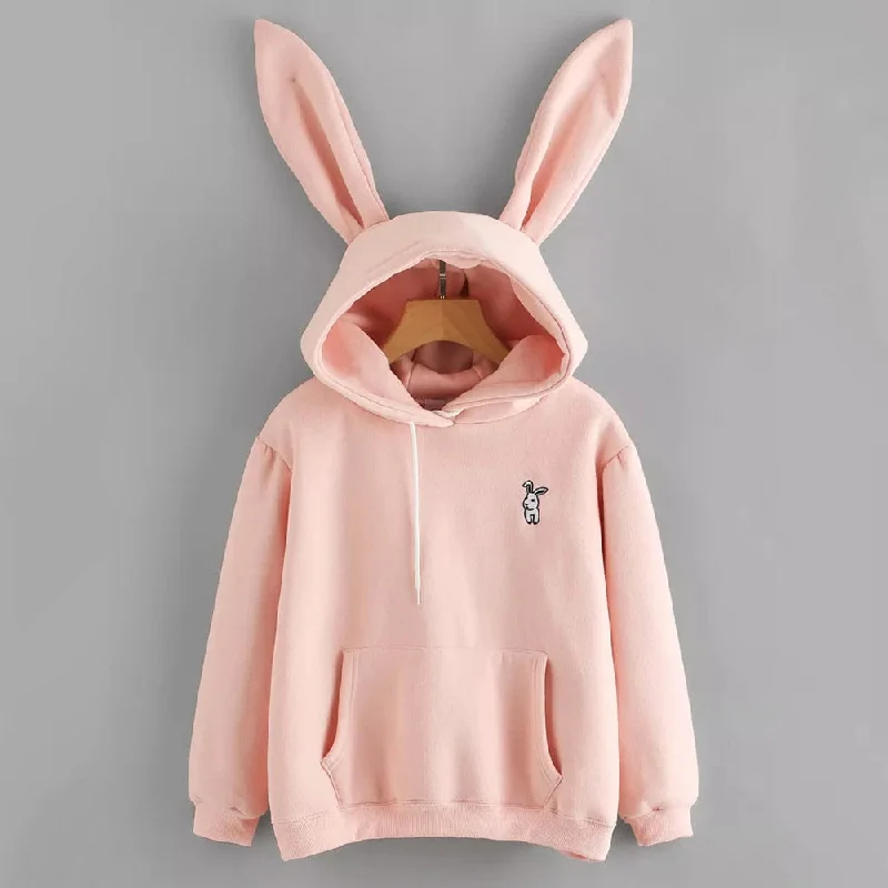 Kawaii Bunny Ears Sweatshirt Hoodie - Hop into Adorable Style! ?