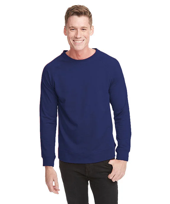 N9000 - Next Level Unisex French Terry Raglan Sweatshirt | Cool Blue