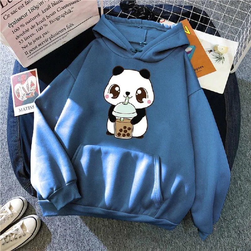 Kawaii Panda Milk Tea Sweatshirt Hoodie