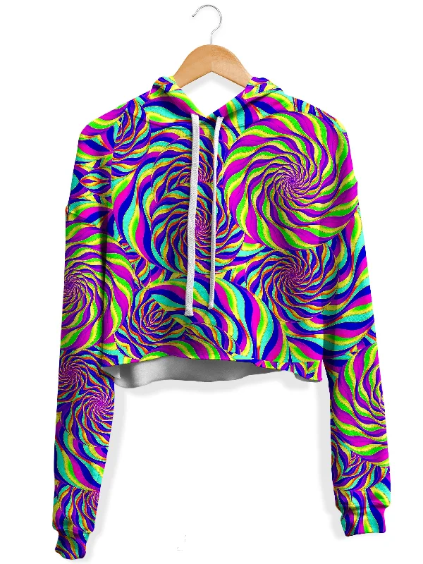 Spinzone Fleece Crop Hoodie