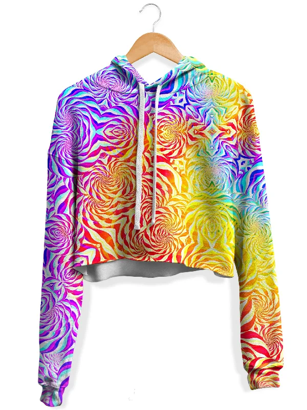 Sunrays Fleece Crop Hoodie