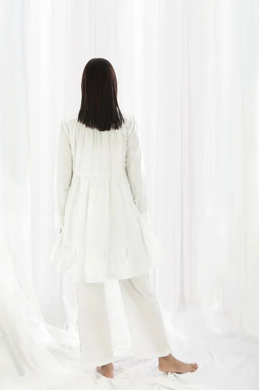 Lace - Embellished Women Dress for an Elegant and Sophisticated Appearance Lace - Embellished Women Dress for an Elegant and Sophisticated Appearance Bright White Embroidered Bottom Lace - Embellished Women Dress for an Elegant and Sophisticated Appearance Lace - Embellished Women Dress for an Elegant and Sophisticated Appearance Bright White Embroidered Bottom