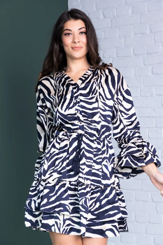 Vera Zebra Dress