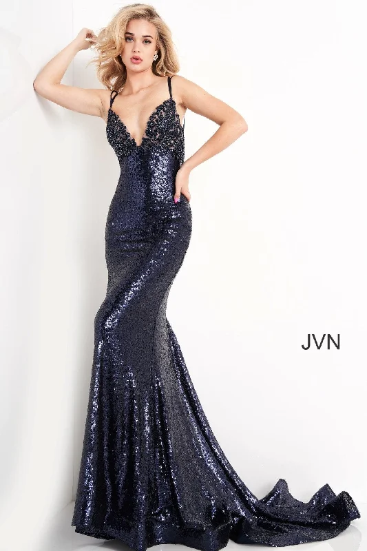 Jovani 05803 Long Formal Sequin Prom Dress