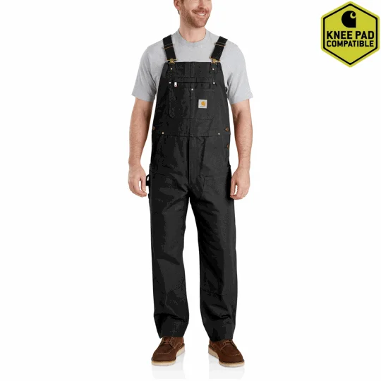 102776-001 - Duck Bib Overalls - Black