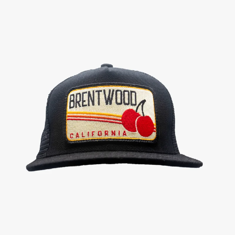 Brentwood California Pocket Hat - Cherries