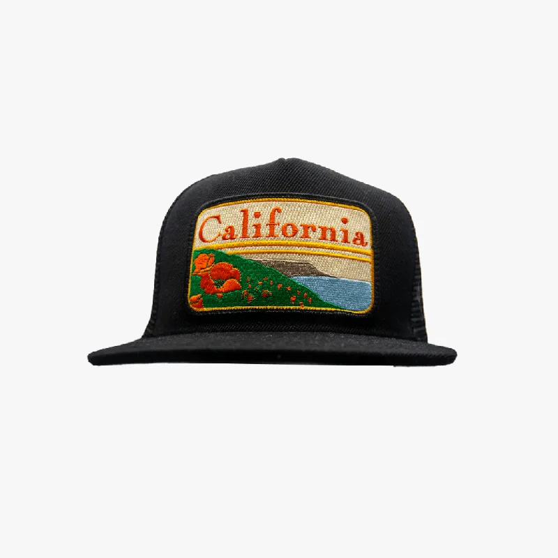 California Poppy Pocket Hat