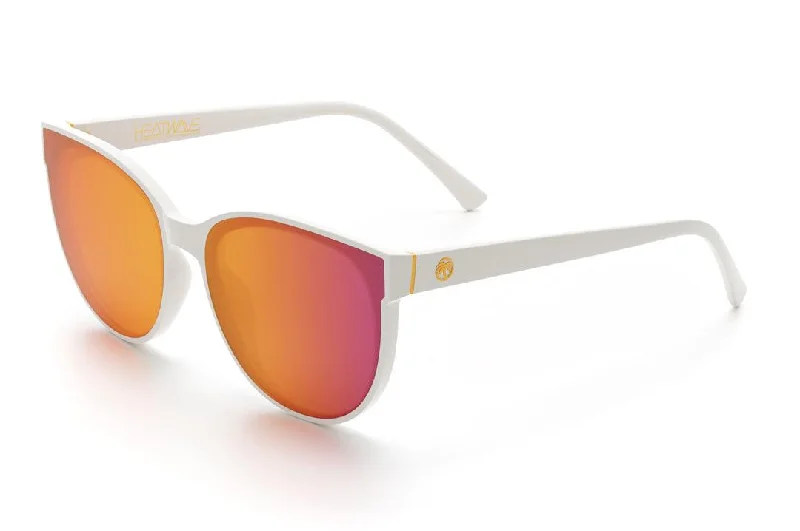 CARAT SUNGLASSES: WHITE (ROSE GOLD)