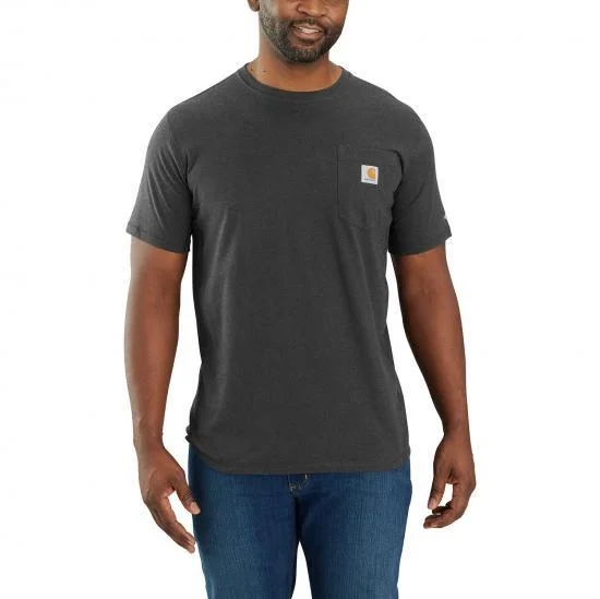 Carhartt force® relaxed fit midweight short-sleeve pocket t-shirt - Carbon Heather