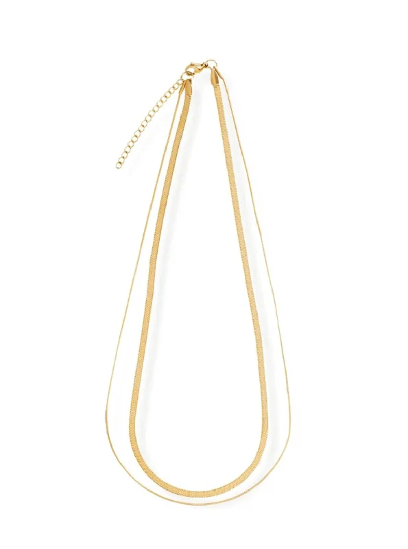 Cassia Double Chain Necklace